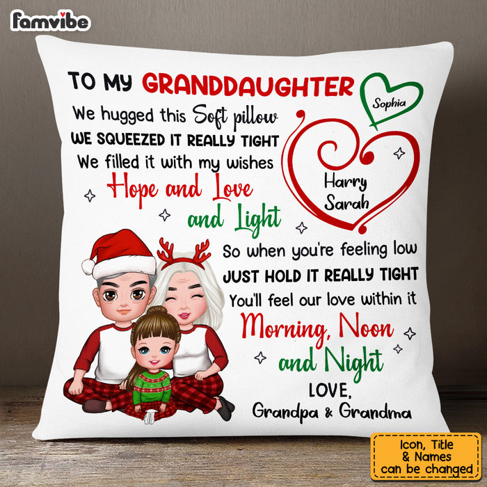 Personalized Granddaughter Hug This Pillow OB51 23O53 1