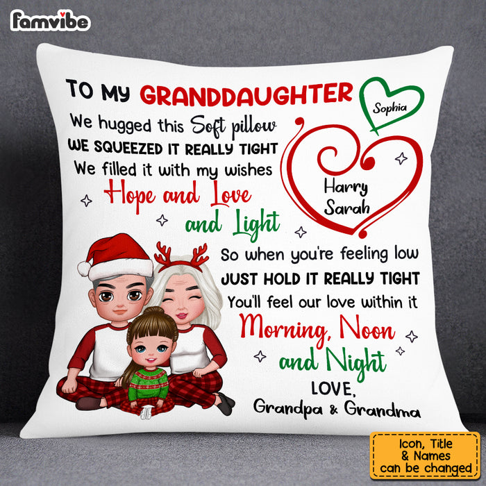Personalized Granddaughter Hug This Pillow OB51 23O53 1