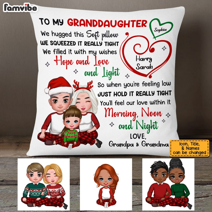 Personalized Granddaughter Hug This Pillow OB51 23O53 1