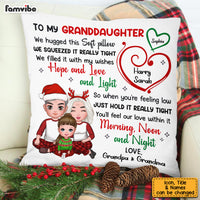 Personalized Granddaughter Hug This Pillow OB51 23O53 thumb 1