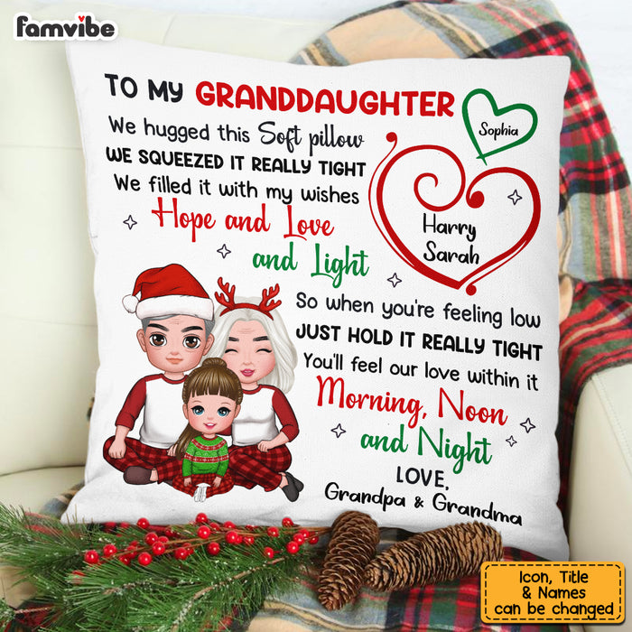 Personalized Granddaughter Hug This Pillow OB51 23O53 1