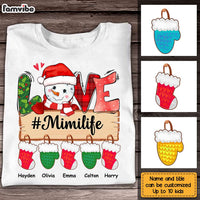 Personalized Grandma Life Snowman Christmas Shirt - Hoodie - Sweatshirt OB52 23O28 thumb 1
