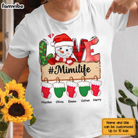 Personalized Grandma Life Snowman Christmas Shirt - Hoodie - Sweatshirt OB52 23O28 thumb 1
