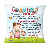Personalized Grandma & Grandkids Pillow OB53 36O47 thumb 1
