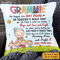 Personalized Grandma & Grandkids Pillow OB53 36O47 thumb 1