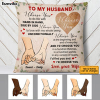 Personalized Couple Hand Pillow OB53 36O53 thumb 1