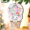 Personalized Baby Elephant First Christmas Ornament OB61 85O67 1