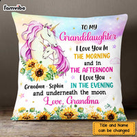 Personalized Granddaughter Hug This Unicorn Pillow OB61 23O47 thumb 1