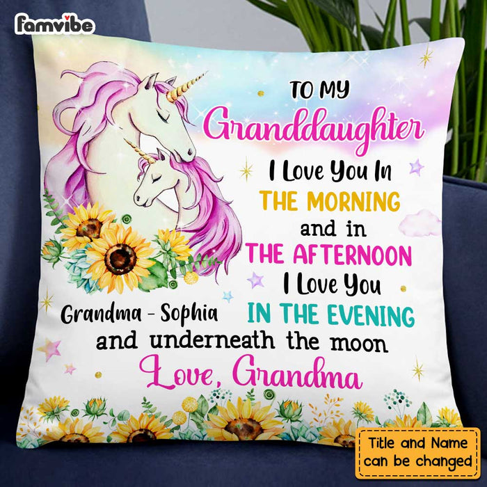 Personalized Granddaughter Hug This Unicorn Pillow OB61 23O47 1