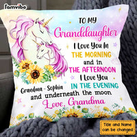 Personalized Granddaughter Hug This Unicorn Pillow OB61 23O47 thumb 1