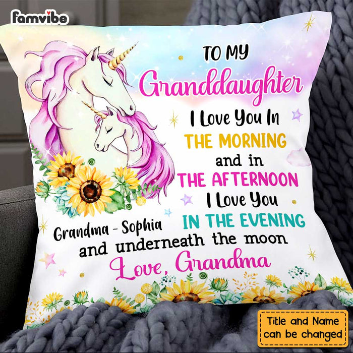 Personalized Granddaughter Hug This Unicorn Pillow OB61 23O47 1