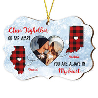Personalized Long Distance Benelux Ornament OB72 36O28 thumb 1