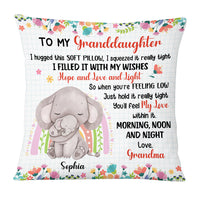 Personalized Granddaughter Hug This Animals Pillow OB62 23O53 thumb 1