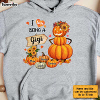 Personalized Fall Grandma Pumpkin Shirt - Hoodie - Sweatshirt OB64 23O28 thumb 1