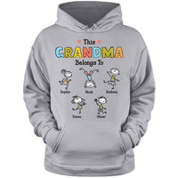 Personalized Grandma Drawing Shirt - Hoodie - Sweatshirt OB65 23O47 thumb 1