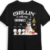 Personalized Christmas Grandma Snowman Shirt - Hoodie - Sweatshirt OB72 23O28 1