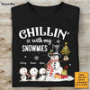 Personalized Christmas Grandma Snowman Shirt - Hoodie - Sweatshirt OB72 23O28 1