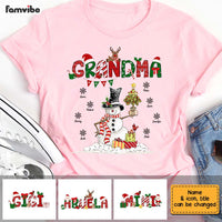 Personalized Grandma Snowman Christmas Shirt - Hoodie - Sweatshirt OB83 32O67 thumb 1