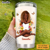 Personalized God Says I Am Steel Tumbler OB81 30O47 thumb 1