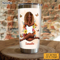 Personalized God Says I Am Steel Tumbler OB81 30O47 thumb 1