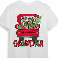 Personalized Grandma's Gifts Of Love Grandkids Christmas Red Truck Car Shirt - Hoodie - Sweatshirt OB71 58O34 thumb 1