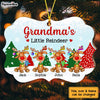 Personalized Christmas Grandma's Little Reindeer Benelux Ornament OB76 23O47 1