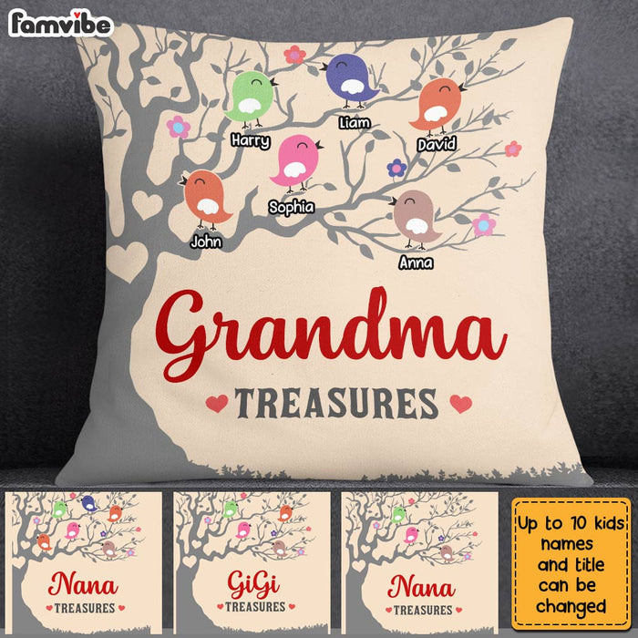 Personalized Grandma's Treasures Pillow OB123 36O28 1