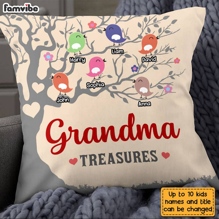 Personalized Grandma's Treasures Pillow OB123 36O28 1