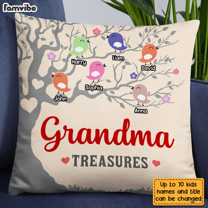 Personalized Grandma's Treasures Pillow OB123 36O28 1