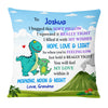 Personalized Gift Son Grandson Pillowcase Dinosaur Kids OB101 36O53 1