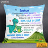 Personalized Gift Son Grandson Pillowcase Dinosaur Kids OB101 36O53 1