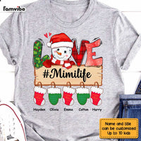 Personalized Grandma Life Snowman Christmas Shirt - Hoodie - Sweatshirt OB52 23O28 thumb 1