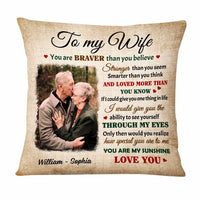 Personalized Photo To My Wife Pillow OB104 36O47 thumb 1