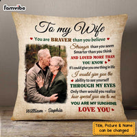 Personalized Photo To My Wife Pillow OB104 36O47 thumb 1
