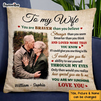 Personalized Photo To My Wife Pillow OB104 36O47 thumb 1