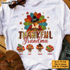 Personalized Thankful Grandma Thanksgiving Turkey Shirt - Hoodie - Sweatshirt OB83 58O34 1