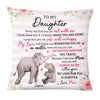 Personalized Daughter Elephant Pillow OB111 85O53 1