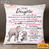 Personalized Daughter Elephant Pillow OB111 85O53 1