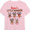 Personalized Grandma's Little Reindeer Shirt - Hoodie - Sweatshirt OB102 32O34 1