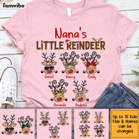 Personalized Grandma's Little Reindeer Shirt - Hoodie - Sweatshirt OB102 32O34 thumb 1