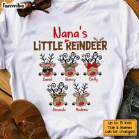 Personalized Grandma's Little Reindeer Shirt - Hoodie - Sweatshirt OB102 32O34 thumb 1