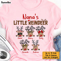 Personalized Grandma's Little Reindeer Shirt - Hoodie - Sweatshirt OB102 32O34 thumb 1