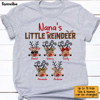 Personalized Grandma's Little Reindeer Shirt - Hoodie - Sweatshirt OB102 32O34 thumb 1