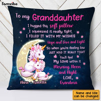 Personalized Hug This Granddaughter Unicorn Pillow OB102 30O28 thumb 1