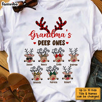 Personalized Grandma's Deer Ones Christmas Shirt - Hoodie - Sweatshirt OB101 58O34 thumb 1
