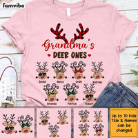 Personalized Grandma's Deer Ones Christmas Shirt - Hoodie - Sweatshirt OB101 58O34 thumb 1