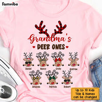 Personalized Grandma's Deer Ones Christmas Shirt - Hoodie - Sweatshirt OB101 58O34 thumb 1