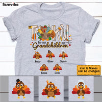 Personalized Thankful Grandma Turkey Shirt - Hoodie - Sweatshirt OB103 30O53 thumb 1