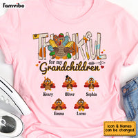 Personalized Thankful Grandma Turkey Shirt - Hoodie - Sweatshirt OB103 30O53 thumb 1