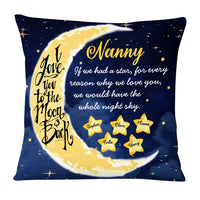 Personalized Love To The Moon And Back Grandma Custom Grandkids Names Pillow OB102 58O53 thumb 1